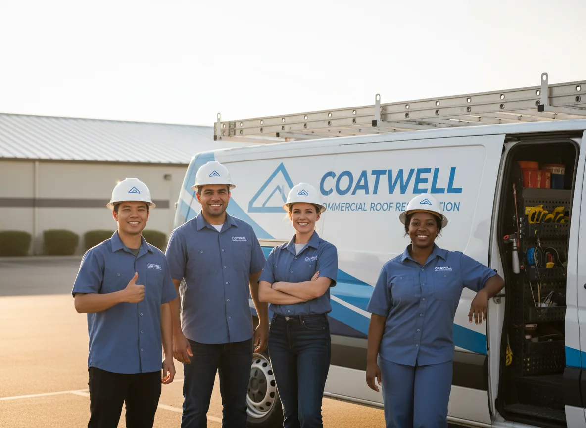 Commercial roof coating company in Burkeville, TX